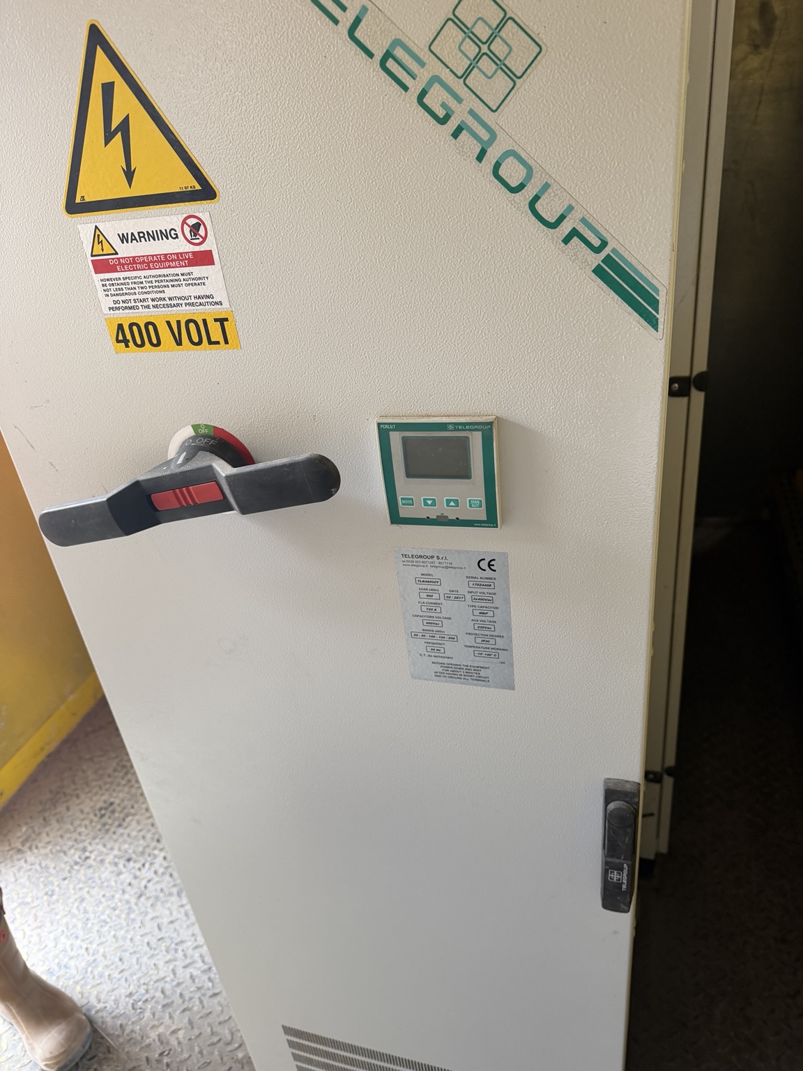 Armoire électrique Telegroup — photographie de matériel technique